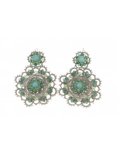 Orecchini Paola Parrinello in chiacchierino con pietre naturali