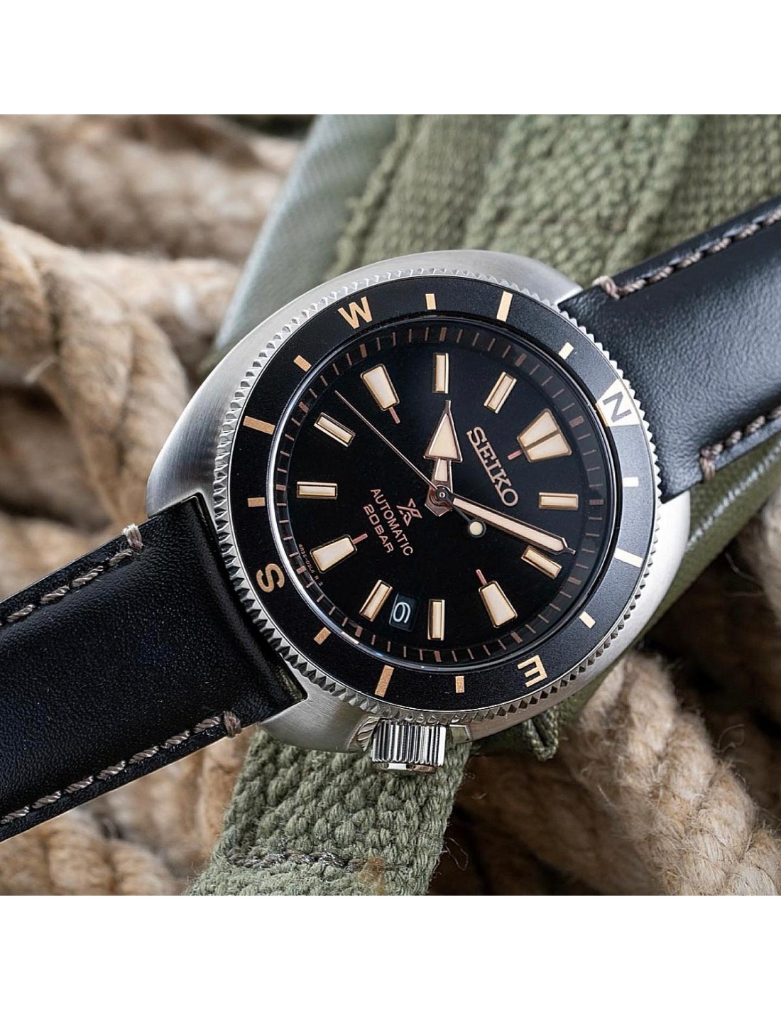 Orologio Solo Tempo Automatico Uomo Seiko Prospex Tortoise Land SRPG17K1