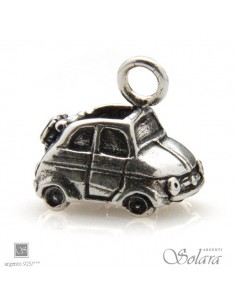 Pendente charm Cinquecento anni '60 brunita - Solara Argenti