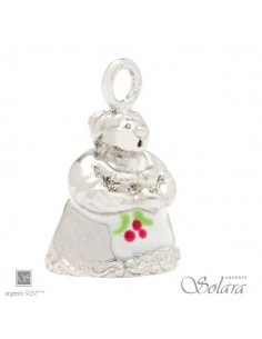 Pendente charm Massaie salentine rodiata in Argento - Solara Argenti