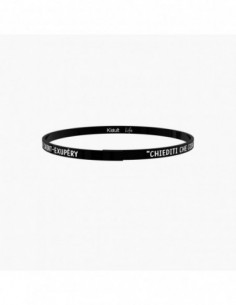 CHIEDITI CHE COSA TI RENDE FELICE É A. DE SAINT-EXUPRY - Bangle Kidult.