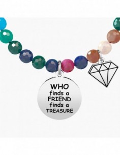 WHO FINDS A FRIEND FINDS A TREASURE - Bracciale Kidult. 2