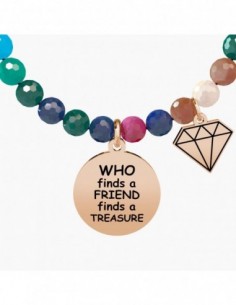 WHO FINDS A FRIEND FINDS A TREASURE - Bracciale Kidult. 2