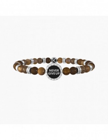 NEVER GIVE UP | TENACIA - Bracciale Kidult.