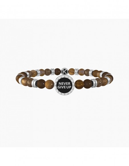 NEVER GIVE UP | TENACIA - Bracciale Kidult.