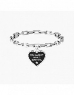 CUORE | YOU MAKE MY WORLD BEAUTIFUL - Bracciale Kidult.