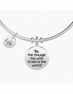 BE THE CHANGE YOU WISH ... GANDHI - Bangle Kidult. 2