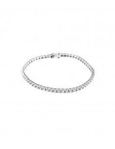 Bracciale Tennis Davite & Delucchi - in Oro Bianco 18 carati con Diamanti Bianchi 2,50 ct