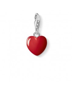 Charm Pendente in Argento "CUORE ROSSO" Thomas Sabo
