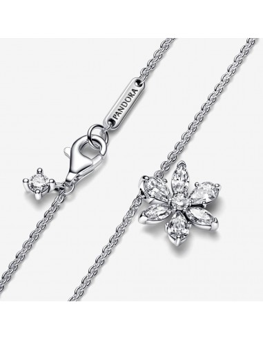 Tuscany Silver Collana con pendente fiore con zirconi multicolore in