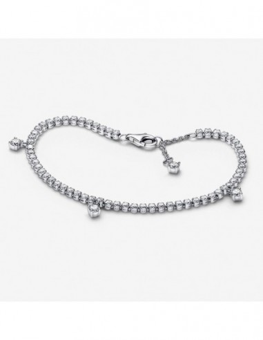 Bracciale Tennis con Gocce Luminose Pandora