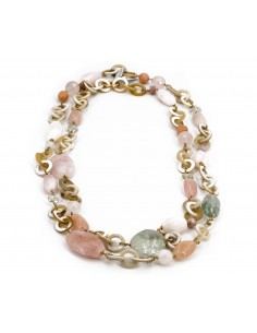 copy of Collana Amlè in Corno Sfumato e Pietre Naturali